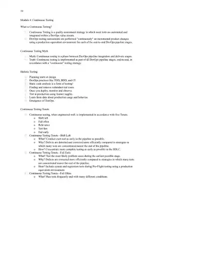 DevOps and Its Importance Study Notes - Page 19 preview image