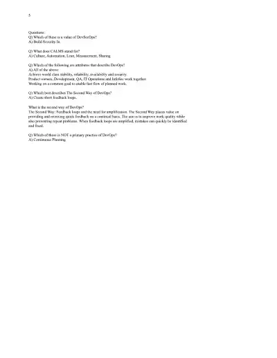 DevOps and Its Importance Study Notes - Page 5 preview image