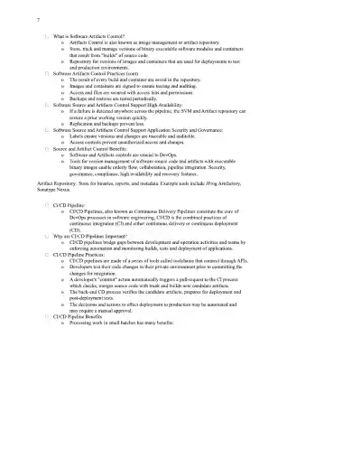 DevOps and Its Importance Study Notes - Page 7 preview image