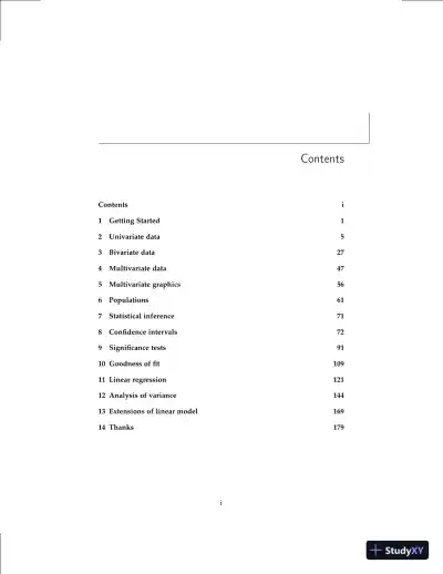 Solution Manual for Using R for Introductory Statistics, 2nd Edition - Page 3 preview image