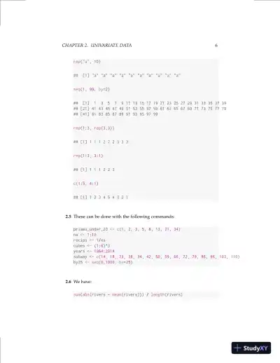 Solution Manual for Using R for Introductory Statistics, 2nd Edition - Page 9 preview image