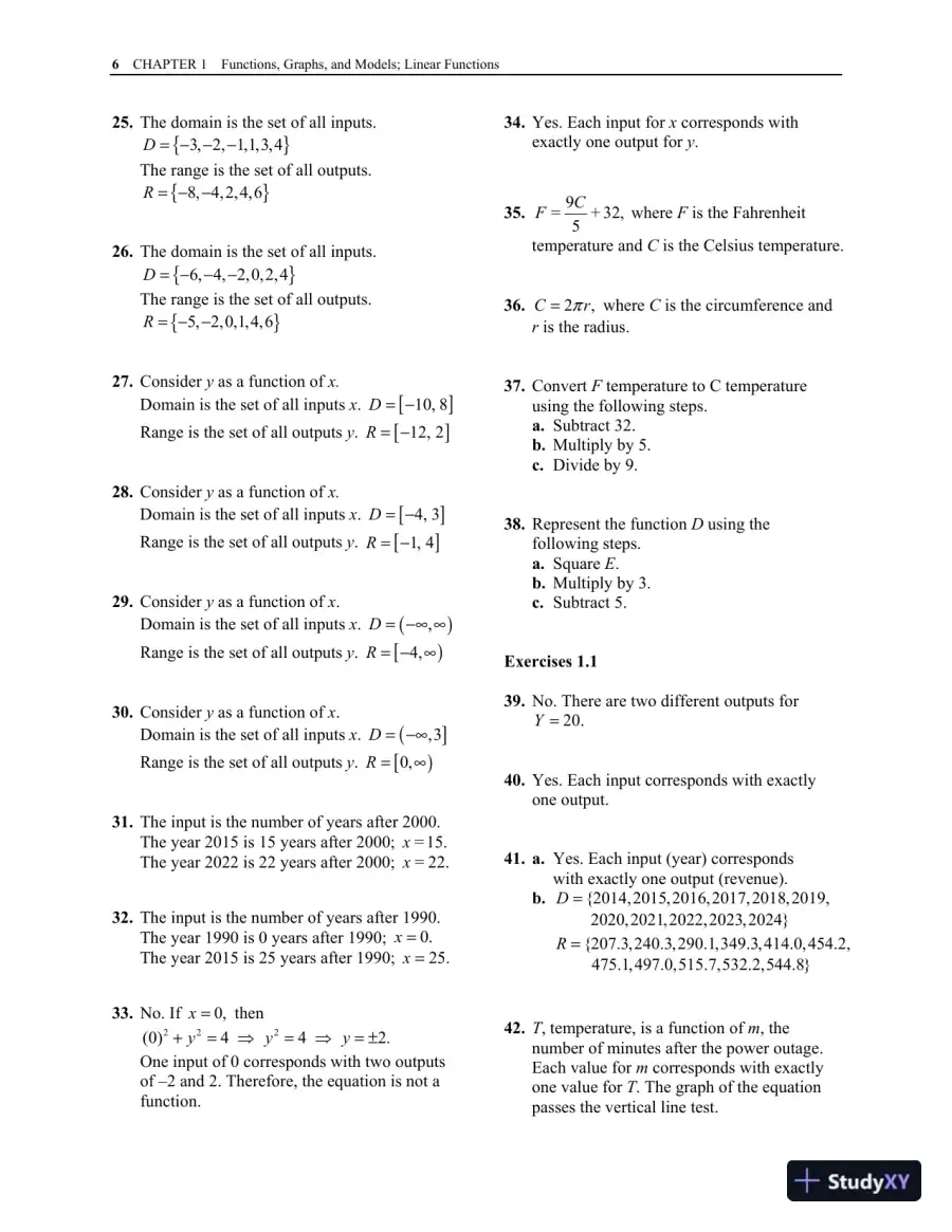 Solution Manual for College Algebra in Context with Applications for the Managerial, Life, and Social Sciences, 6th Edition, page 12