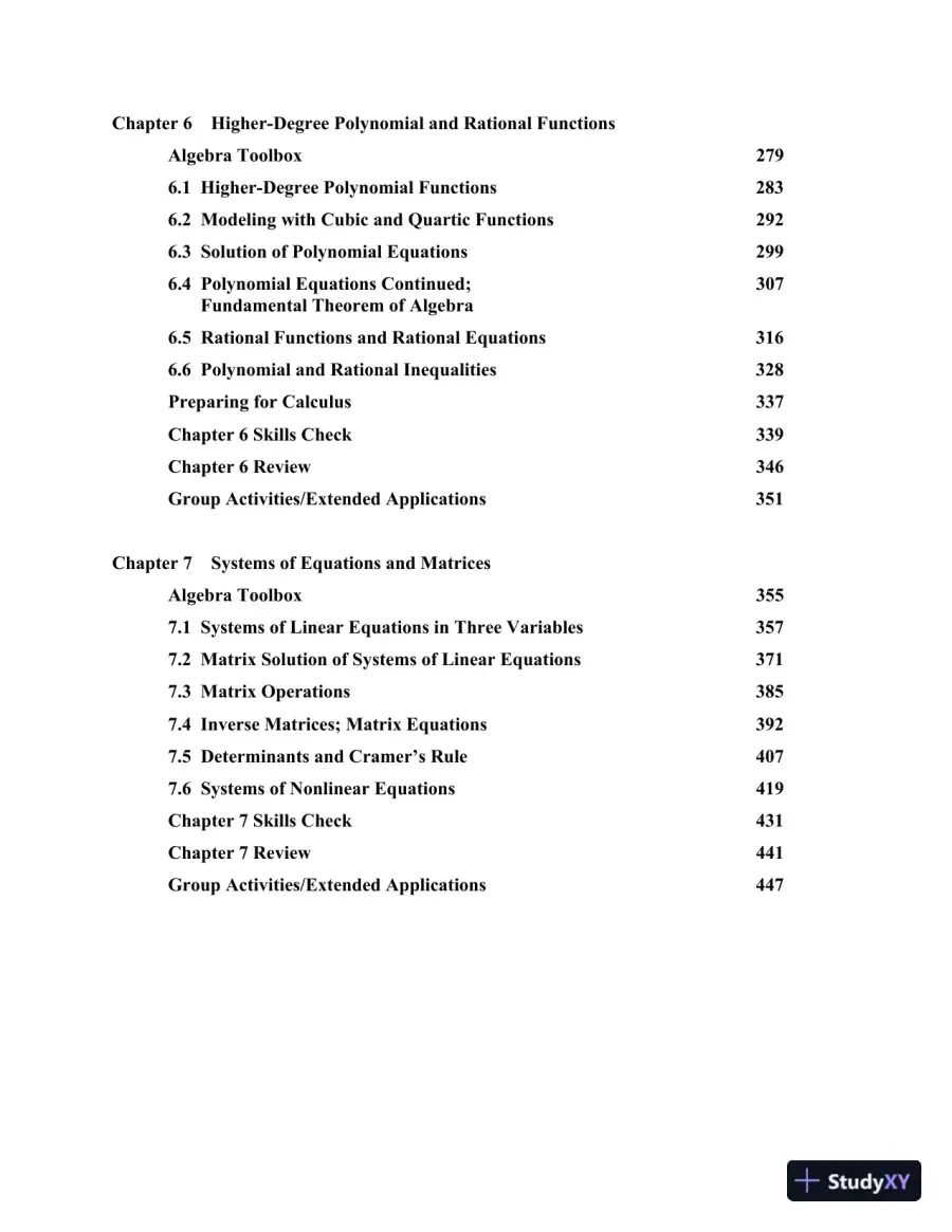 Solution Manual for College Algebra in Context with Applications for the Managerial, Life, and Social Sciences, 6th Edition, page 5