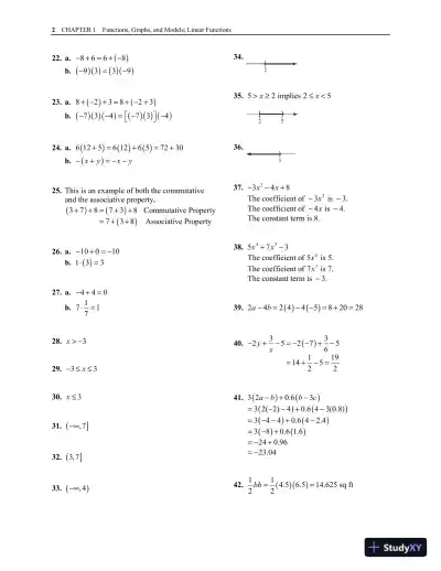 Solution Manual for College Algebra in Context with Applications for the Managerial, Life, and Social Sciences, 6th Edition - Page 8 preview image