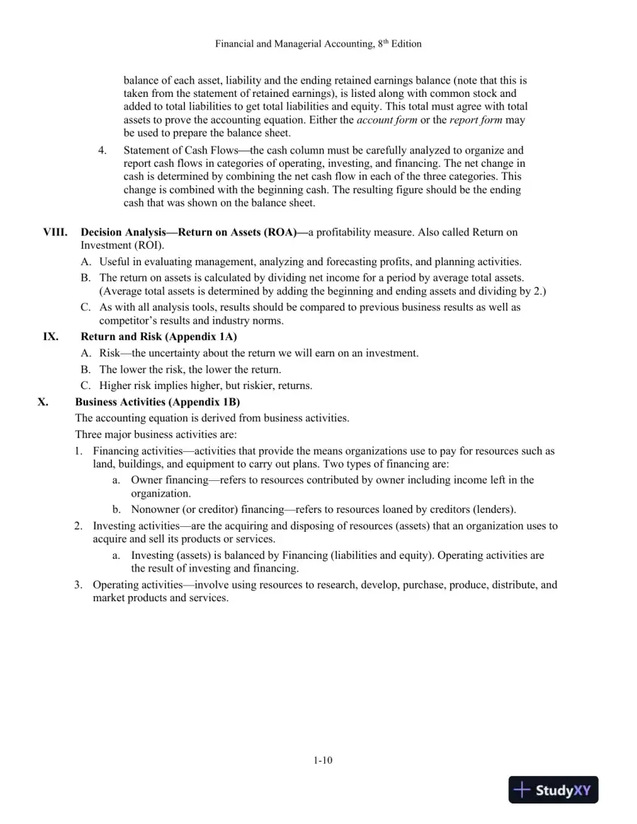 Lecture Notes for Financial and Managerial Accounting, 8th Edition, page 11