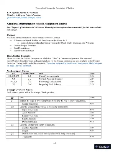 Lecture Notes for Financial and Managerial Accounting, 8th Edition - Page 13 preview image