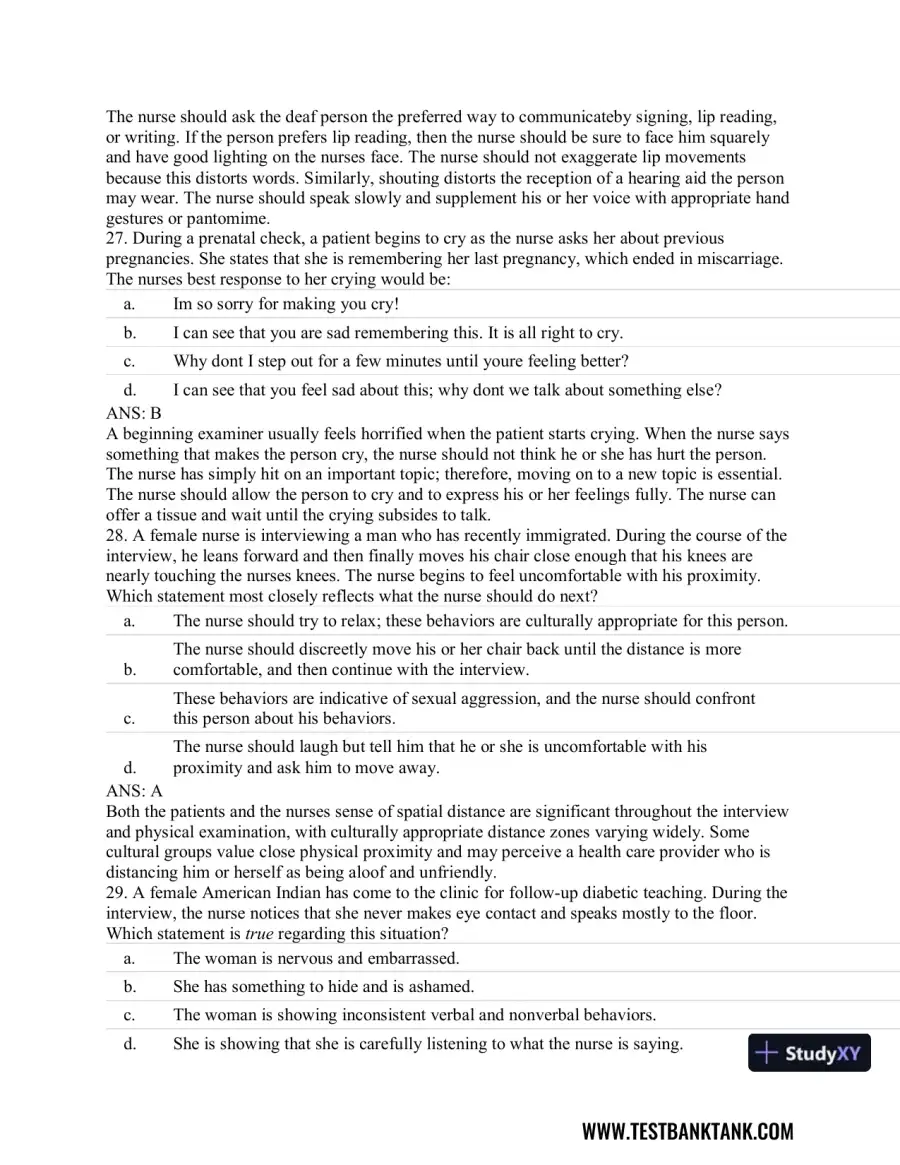 Advanced Health Assessment and Diagnostic Reasoning, 3rd Edition Test Bank, page 10