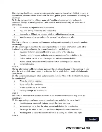 Advanced Health Assessment and Diagnostic Reasoning, 3rd Edition Test Bank - Page 21 preview image