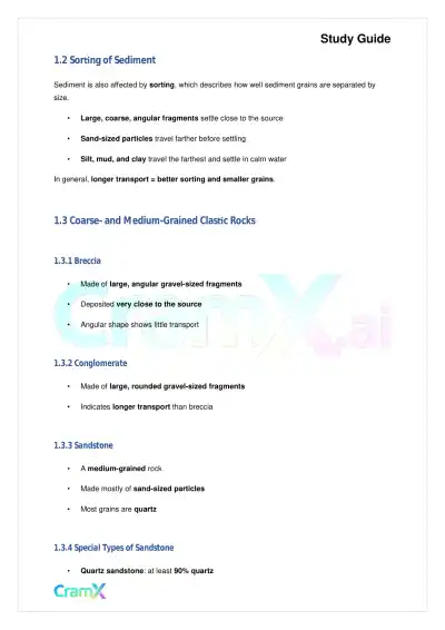 Geology - Sedimentary Rocks - Page 2 preview image