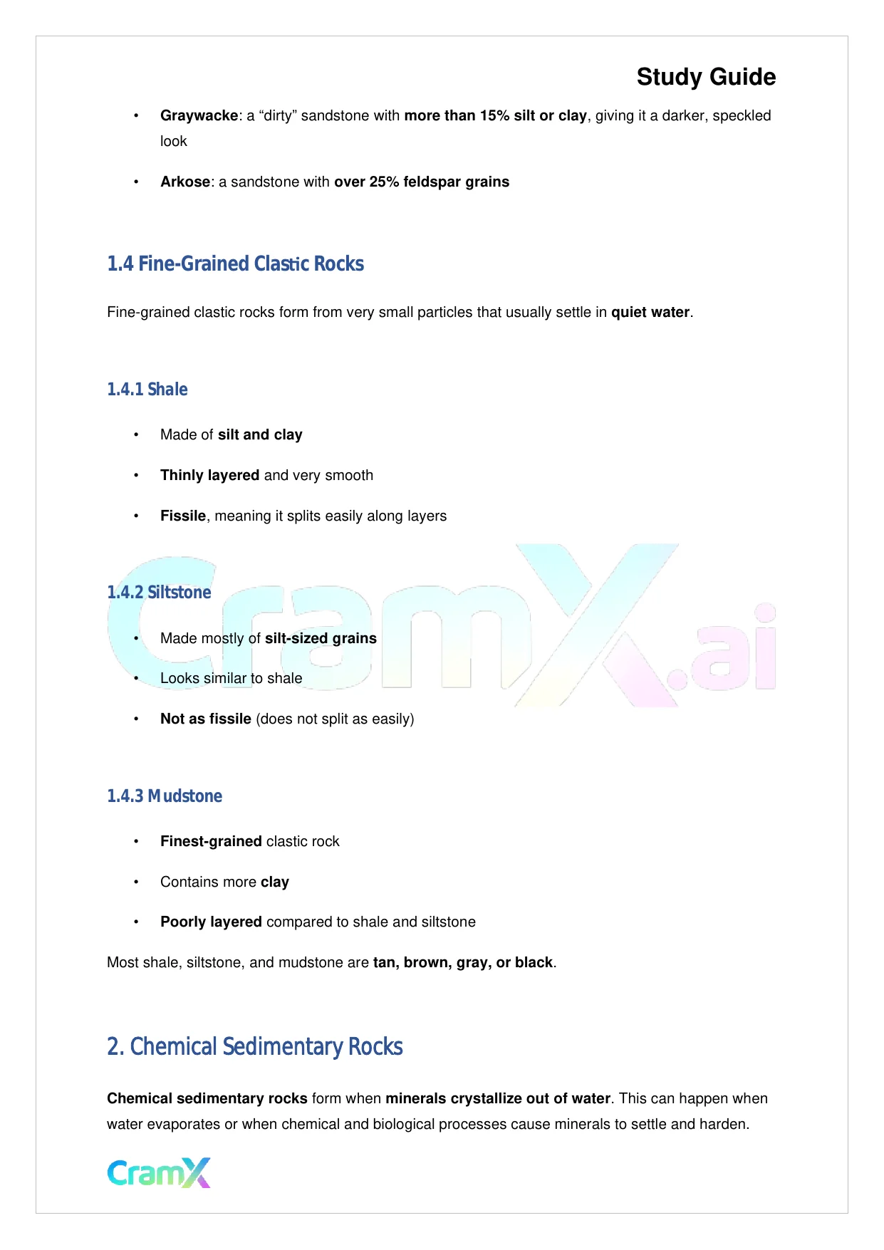 Geology - Sedimentary Rocks - Page 3 preview image