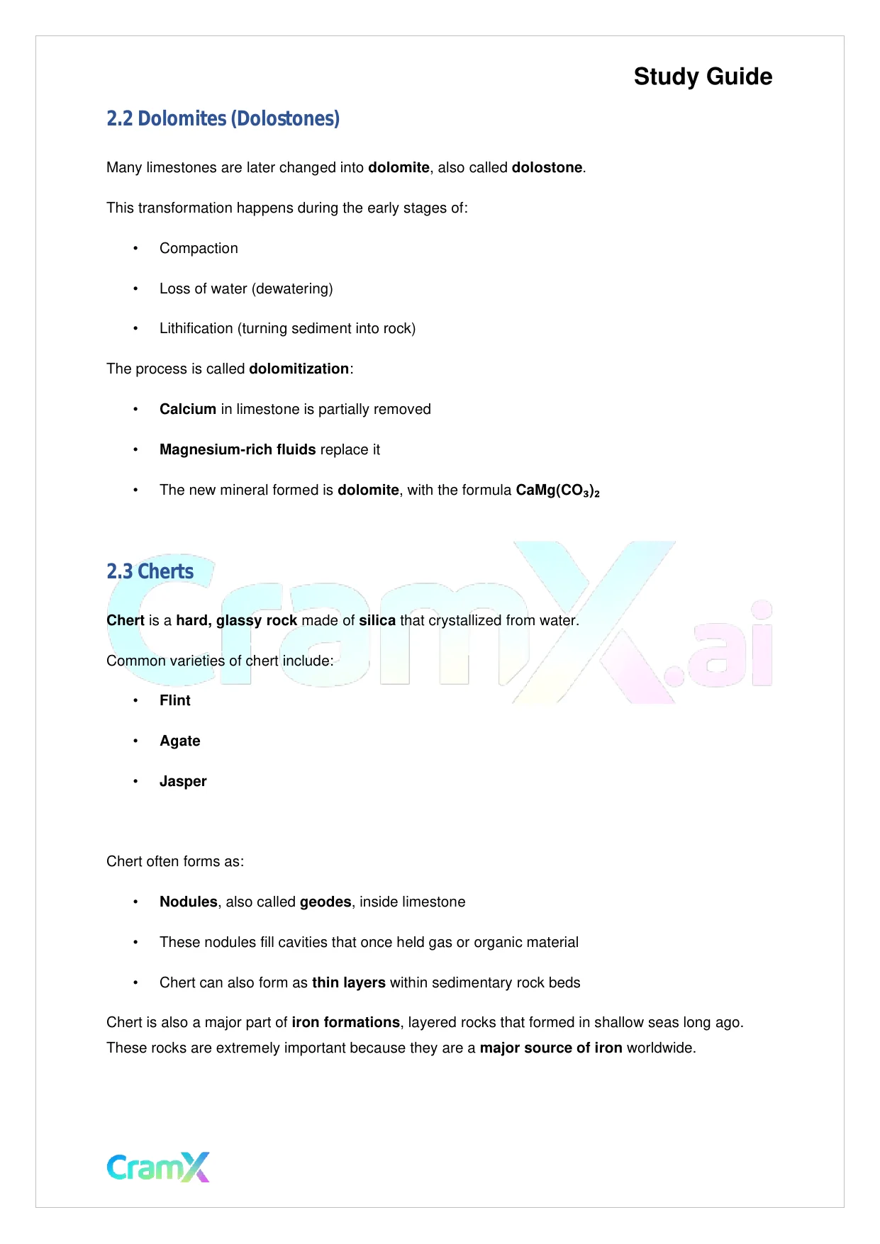 Geology - Sedimentary Rocks - Page 5 preview image