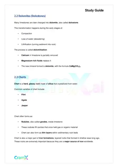 Geology - Sedimentary Rocks - Page 5 preview image