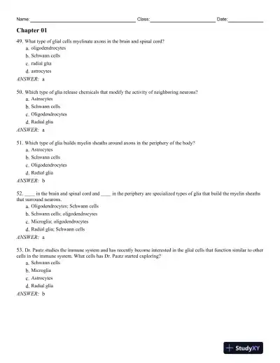 Biological Psychology, 13th Edition Test Bank - Page 10 preview image