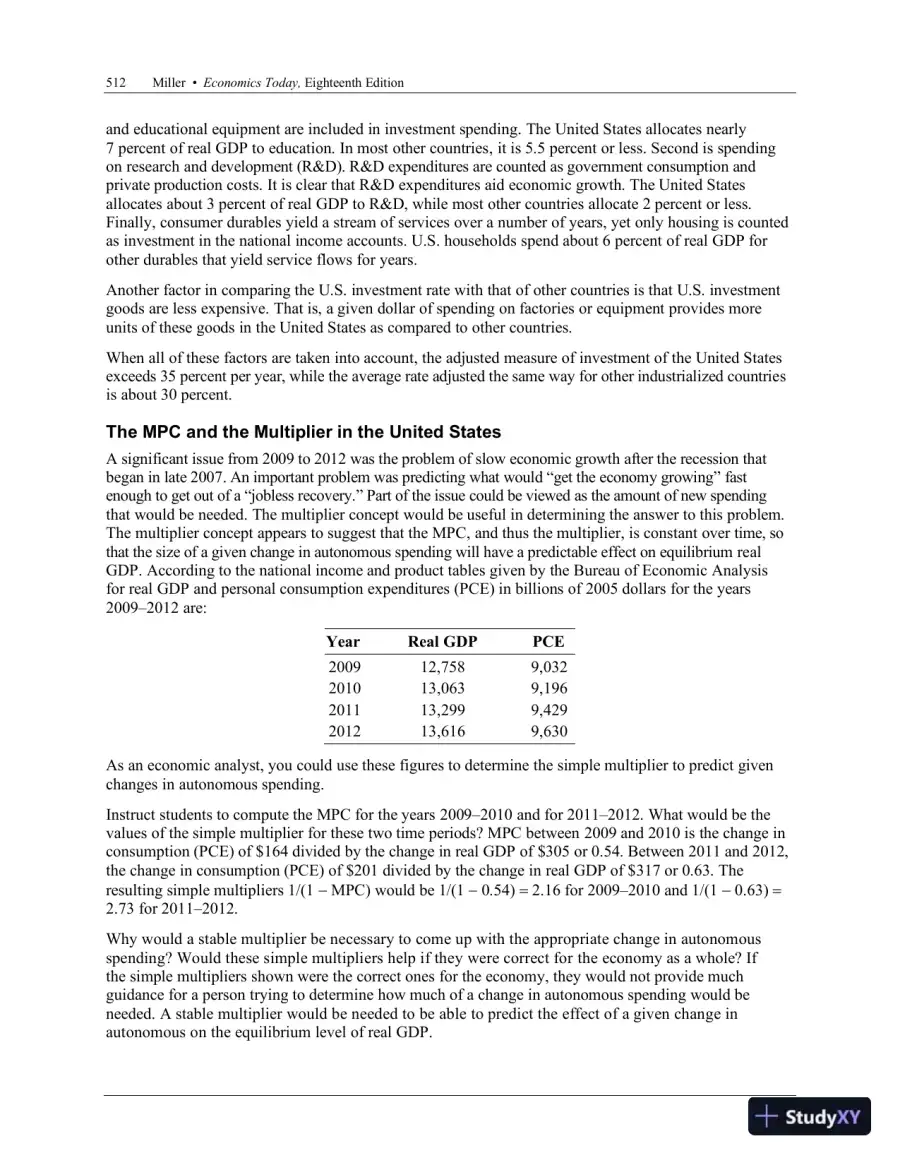 Solution Manual for Economics Today The Macro View, 20th Edition, page 27