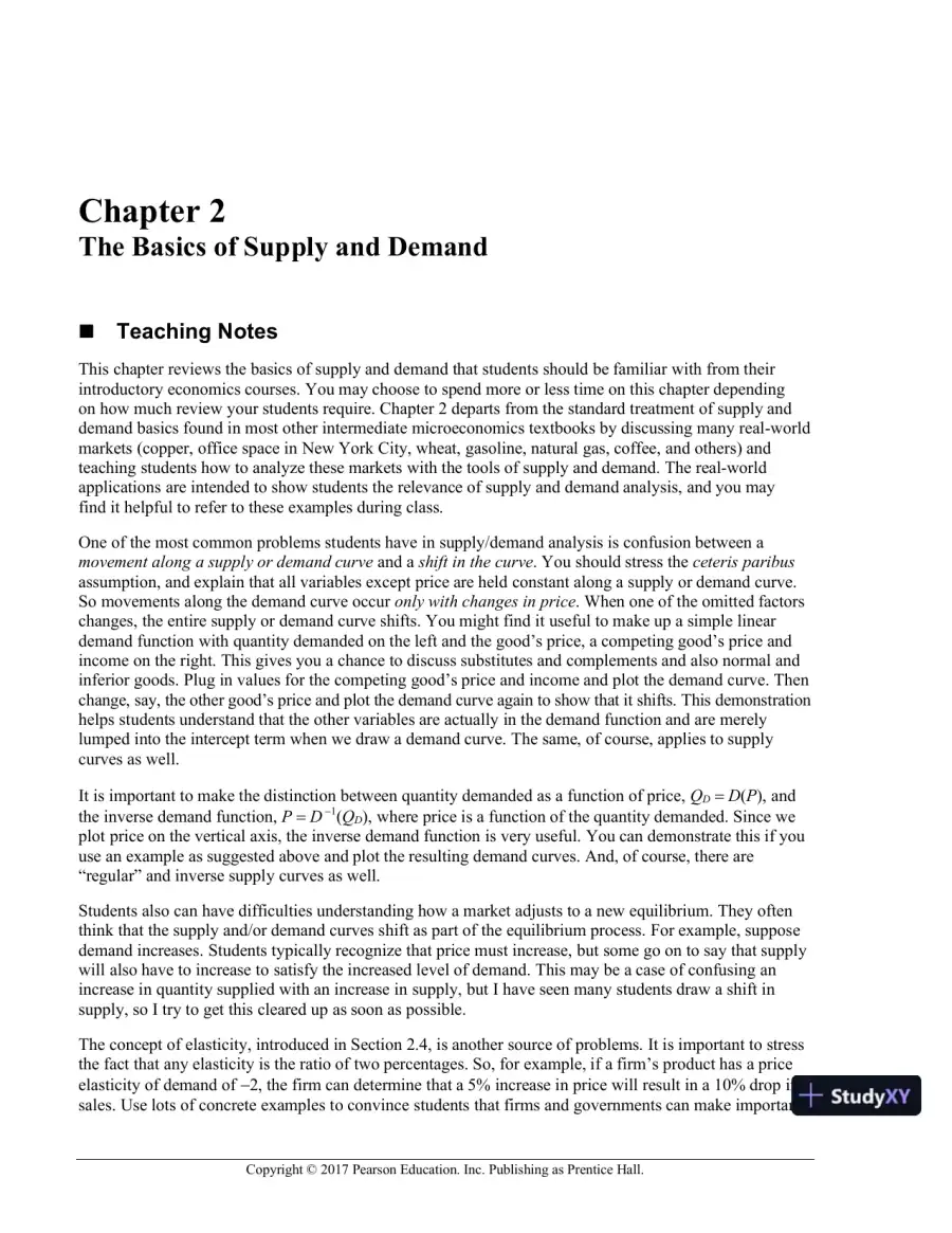 Solution Manual for Microeconomics, 9th Edition, page 11