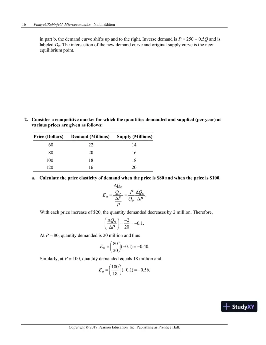 Solution Manual for Microeconomics, 9th Edition, page 19