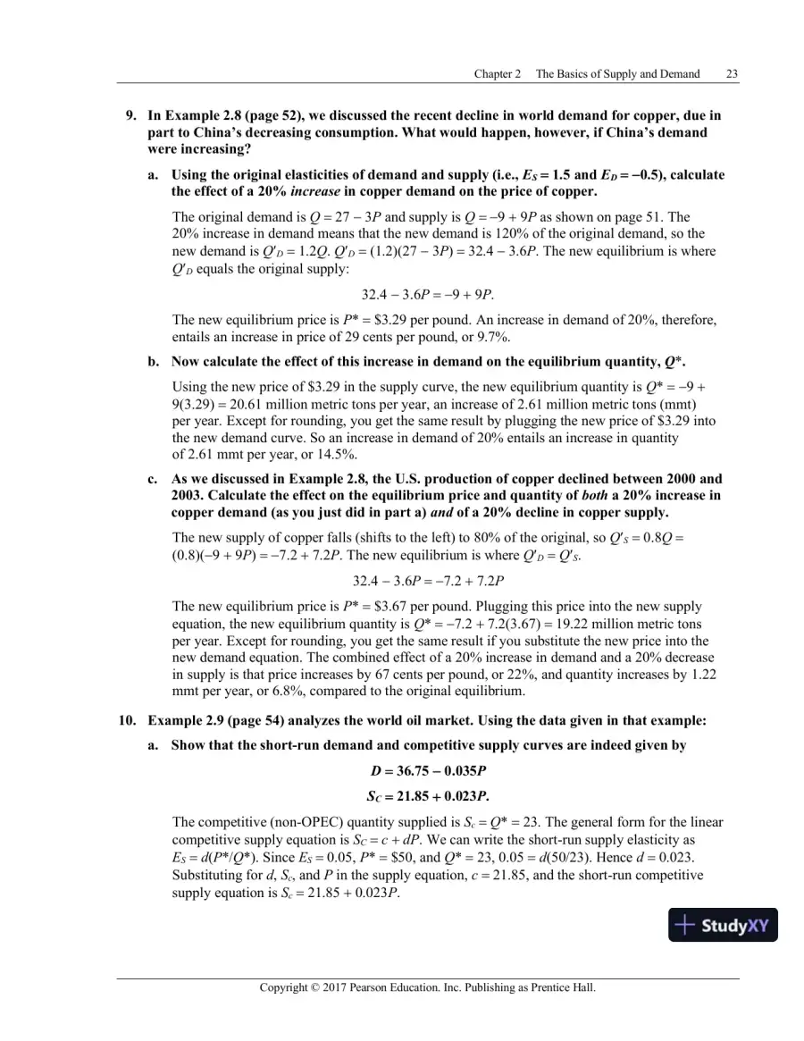 Solution Manual for Microeconomics, 9th Edition, page 26