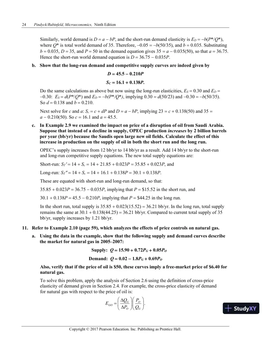 Solution Manual for Microeconomics, 9th Edition, page 27