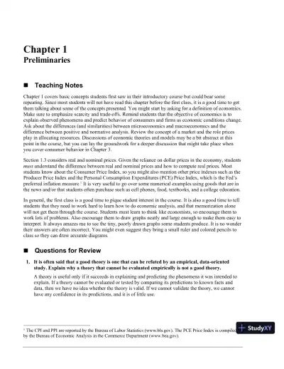 Solution Manual for Microeconomics, 9th Edition - Page 5 preview image