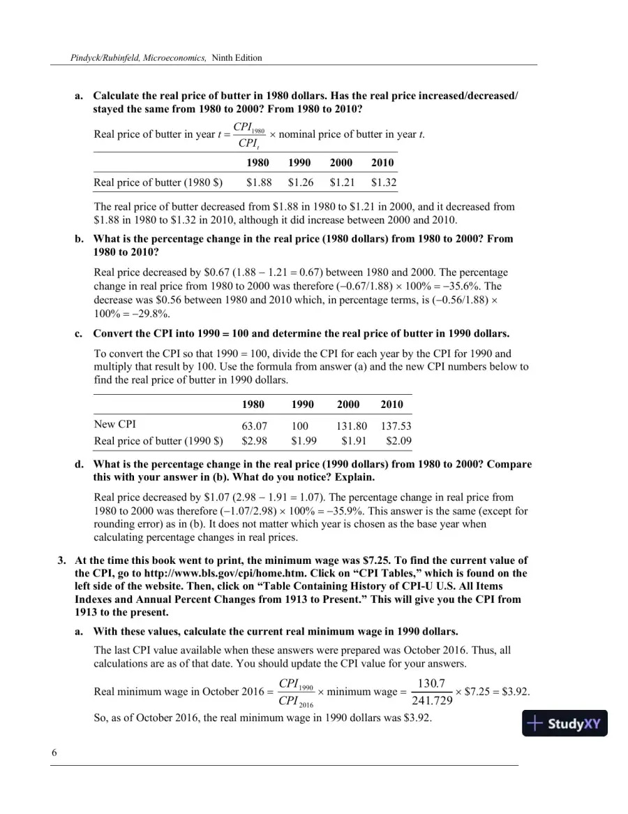 Solution Manual for Microeconomics, 9th Edition, page 9