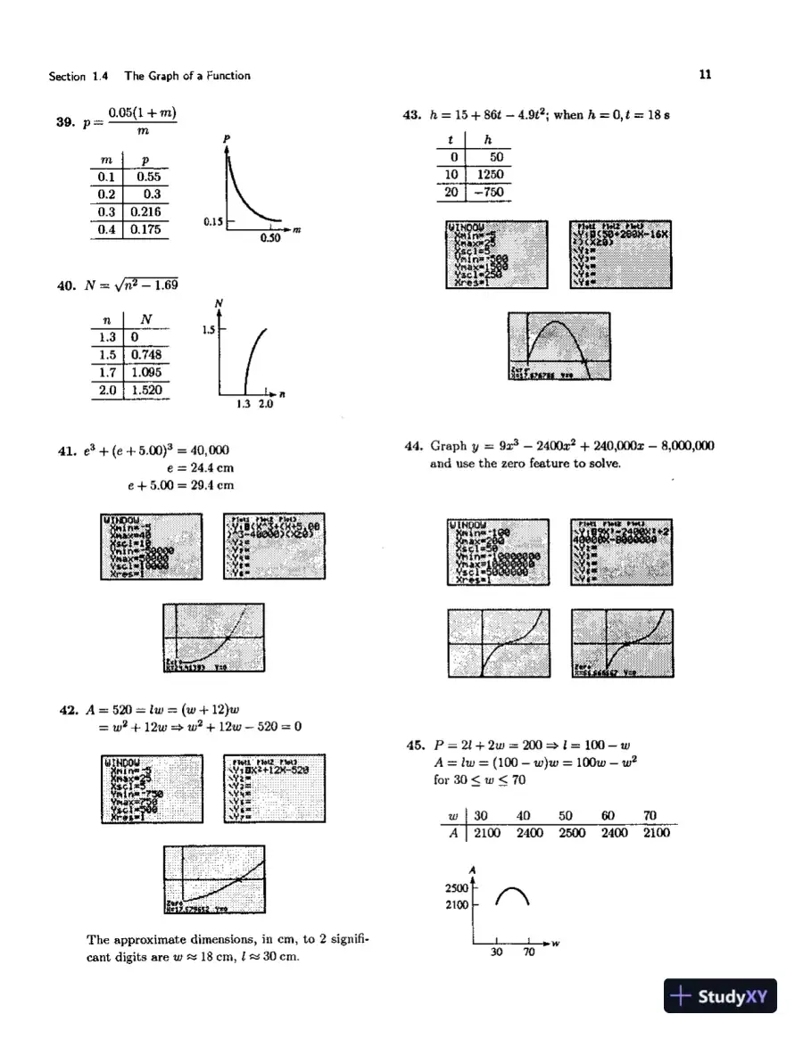 Solution Manual for Technical Calculus With Analytic Geometry  , 4th Edition, page 12