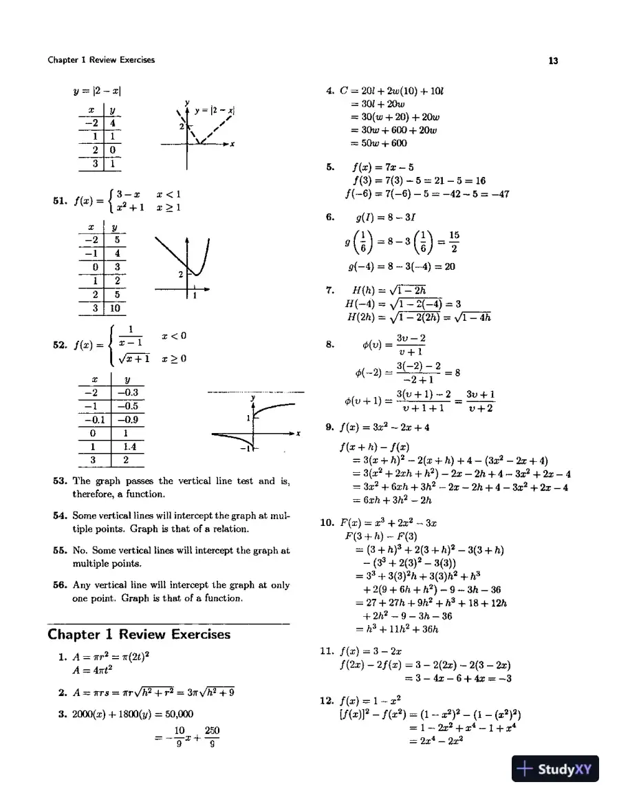 Solution Manual for Technical Calculus With Analytic Geometry  , 4th Edition, page 14