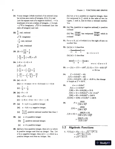 Solution Manual for Technical Calculus With Analytic Geometry , 4th Edition - Page 3 preview image