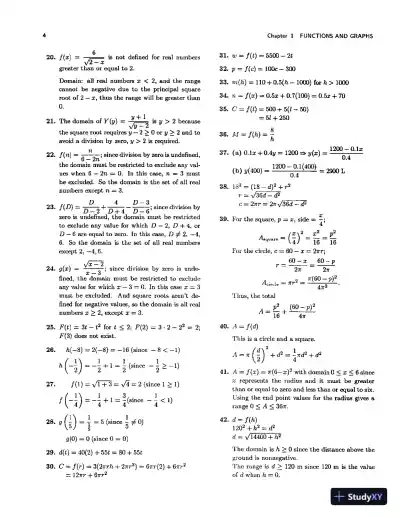 Solution Manual for Technical Calculus With Analytic Geometry , 4th Edition - Page 5 preview image