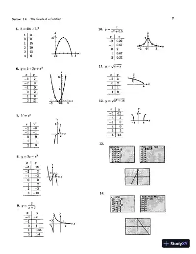 Solution Manual for Technical Calculus With Analytic Geometry , 4th Edition - Page 8 preview image