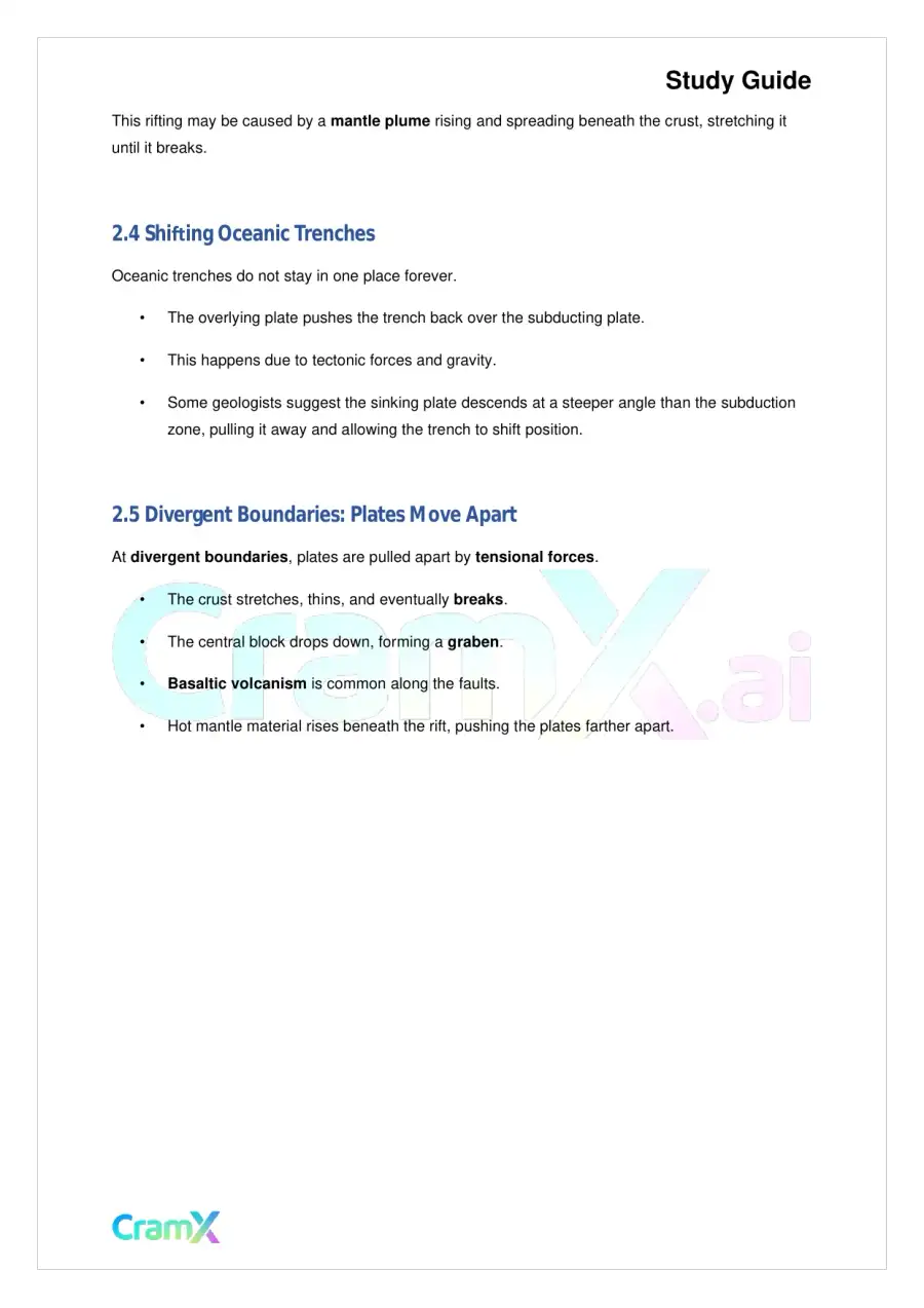 Geology - Plate Tectonics, page 6
