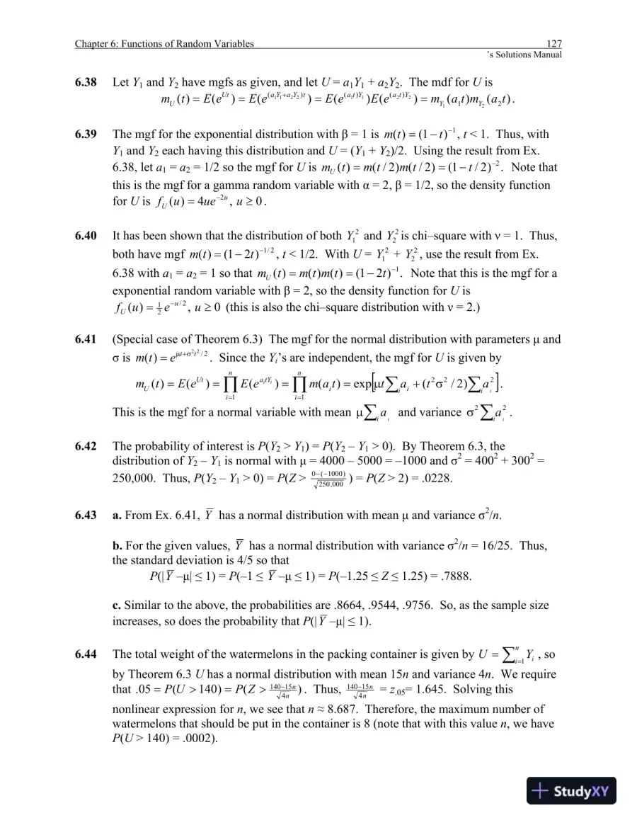 Mathematical Statistics With Applications, 7th Edition Solution Manual, page 15