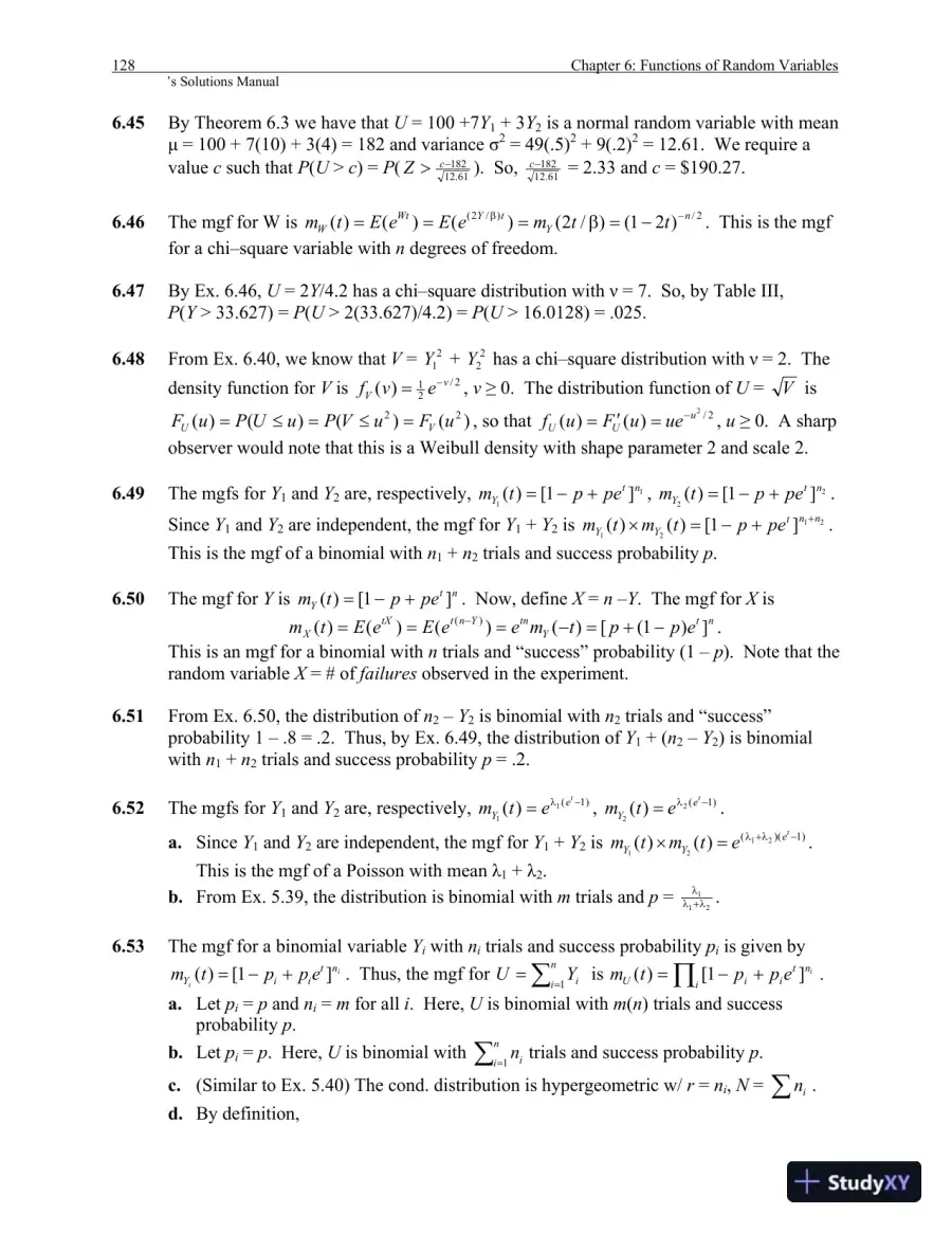 Mathematical Statistics With Applications, 7th Edition Solution Manual, page 16