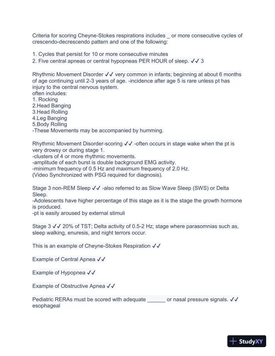 New RPSGT Exam - Study Guide and Practice test with Answers (999 Solved Questions), page 14