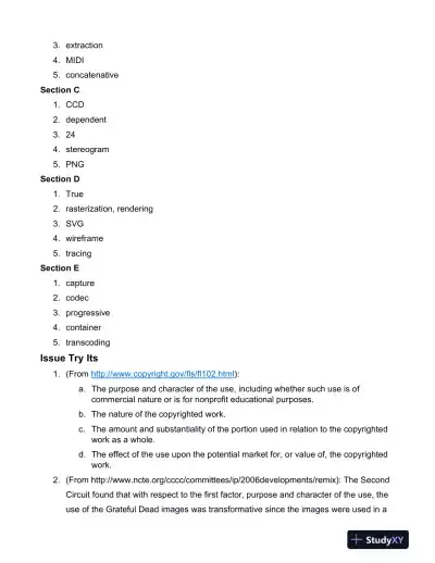 Solution Manual for New Perspectives on Computer Concepts 2018: Comprehensive, 20th Edition - Page 5 preview image