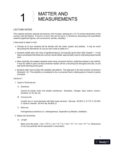 Solution Manual For Chemistry: Principles and Reactions, 8th Edition - Page 7 preview image