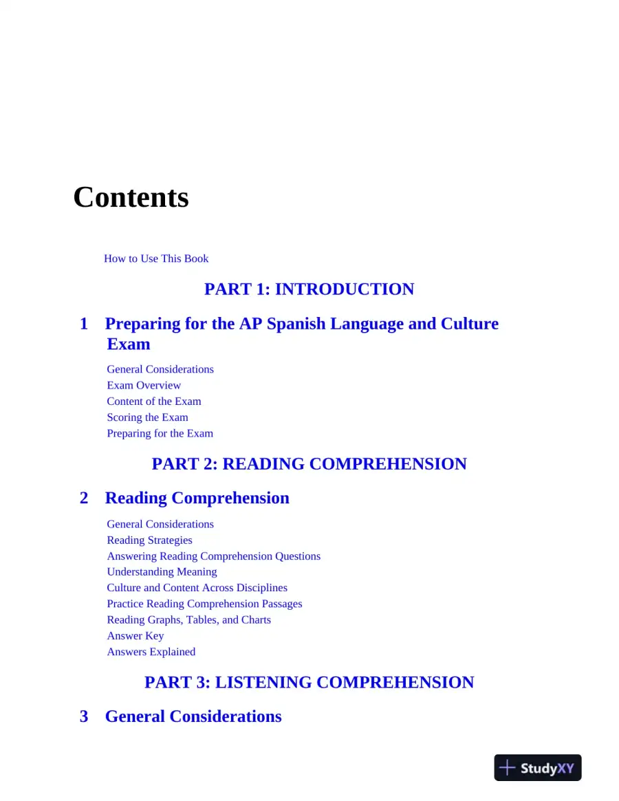 AP Spanish Language and Culture Premium, 2024: 5 Practice Tests + Comprehensive Review (2023), page 6