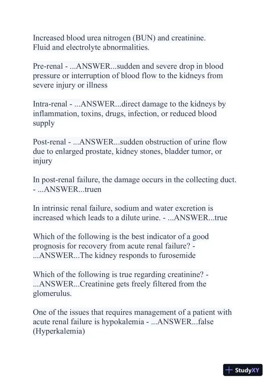 2024 NR507 Pathophysiology Final Exam With Answers (356 Solved Questions), page 14
