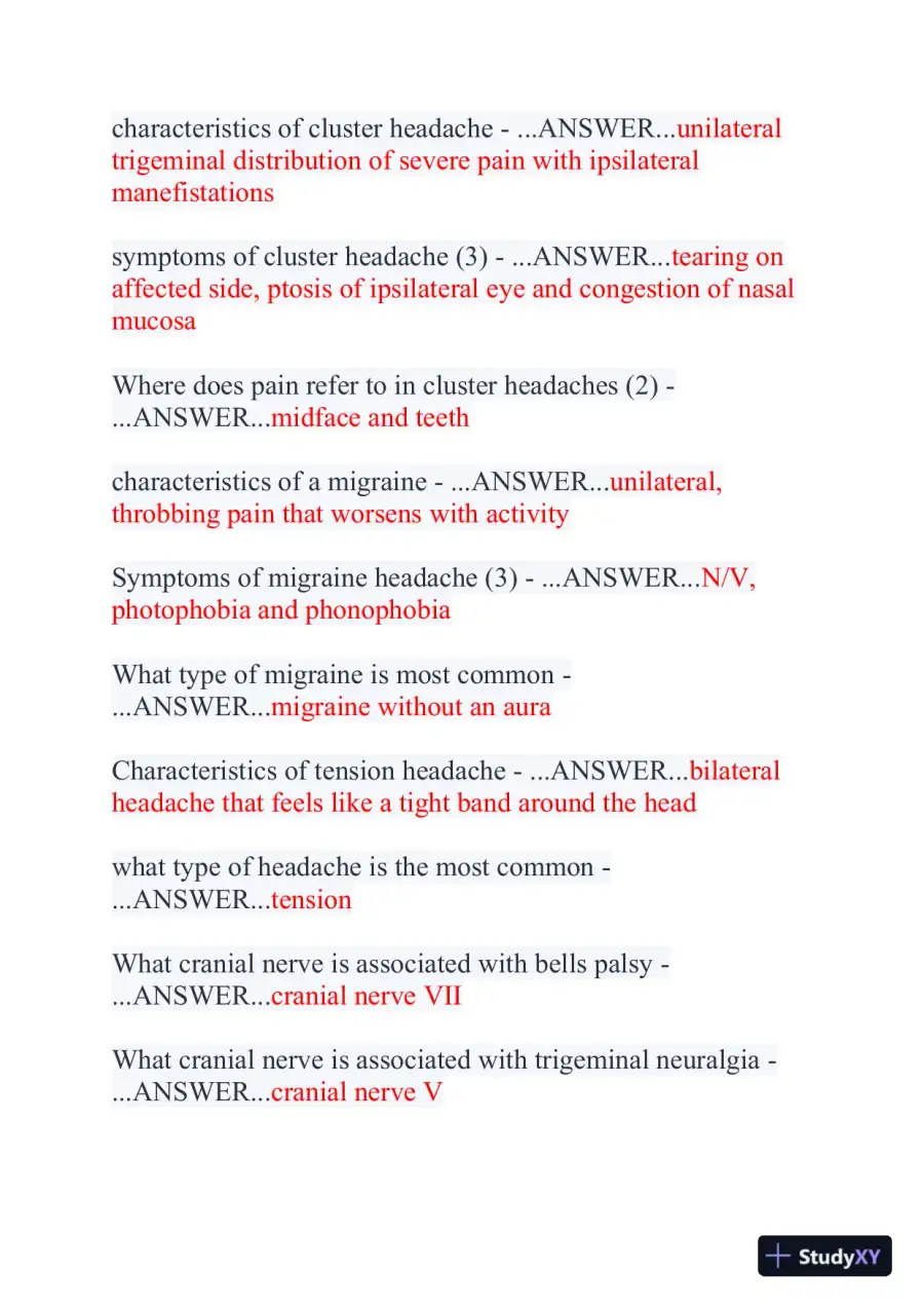 2024 NR507 Pathophysiology Final Exam With Answers (356 Solved Questions), page 4