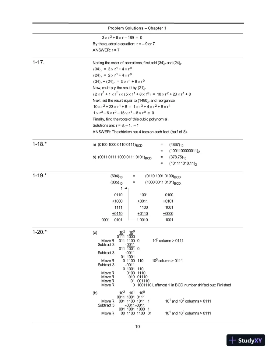 Solution Manual For Logic And Computer Design Fundamentals, 4th Edition, page 5