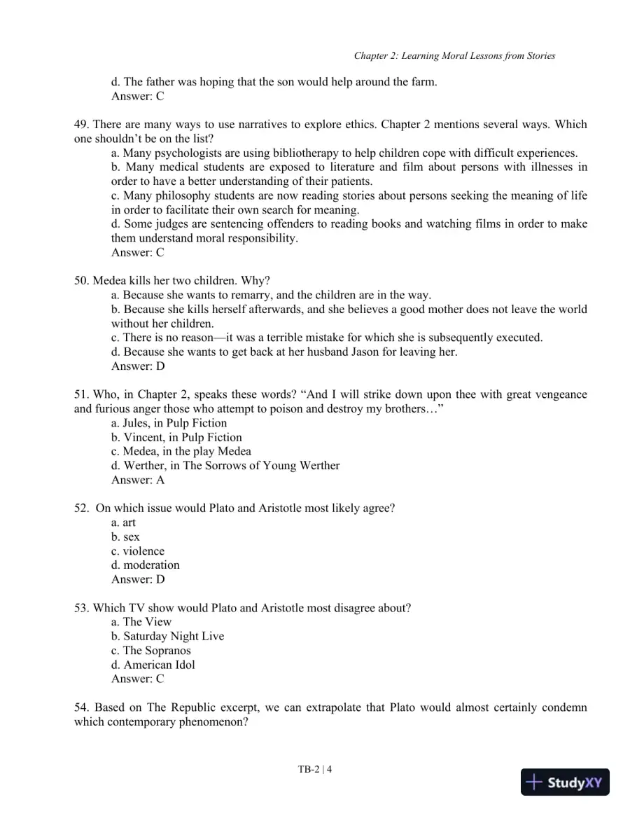 The Moral of the Story: An Introduction to Ethics 7th Edition Test Bank, page 10