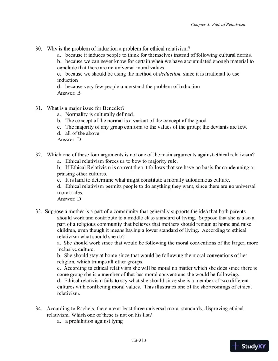 The Moral of the Story: An Introduction to Ethics 7th Edition Test Bank, page 15