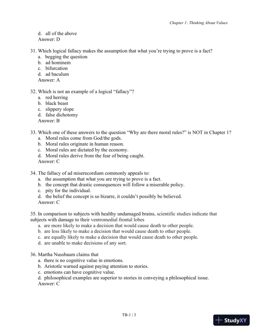 The Moral of the Story: An Introduction to Ethics 7th Edition Test Bank, page 4
