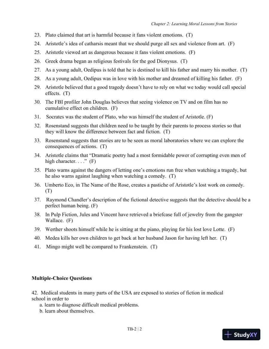 The Moral of the Story: An Introduction to Ethics 7th Edition Test Bank, page 8
