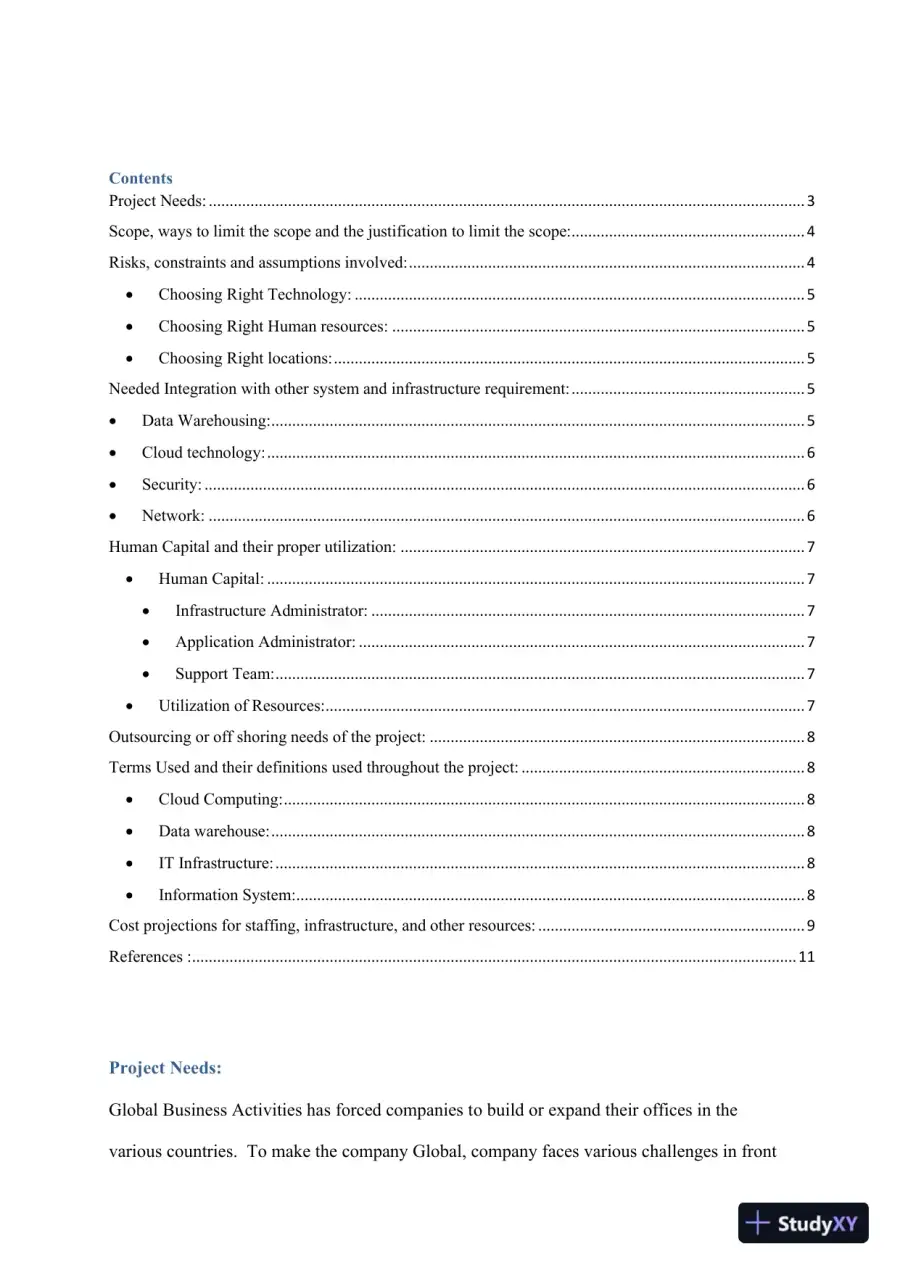 Project Deliverable 2 Business Requirements, page 4