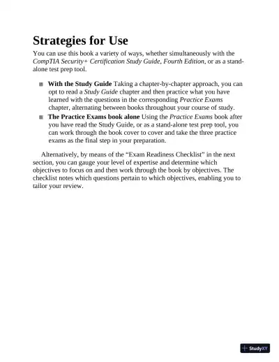 CompTIA Security+ Certification SY0-601 Practice Exams, 4th Edition (2021) - Page 16 preview image