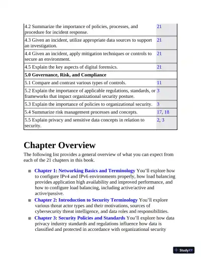 CompTIA Security+ Certification SY0-601 Practice Exams, 4th Edition (2021) - Page 19 preview image