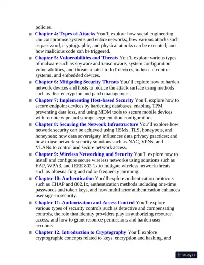 CompTIA Security+ Certification SY0-601 Practice Exams, 4th Edition (2021) - Page 20 preview image