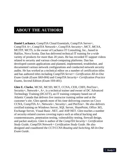 CompTIA Security+ Certification SY0-601 Practice Exams, 4th Edition (2021) - Page 7 preview image