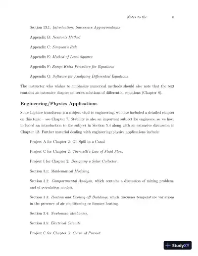 Solution Manual for Fundamentals of Differential Equations, 9th Edition - Page 11 preview image