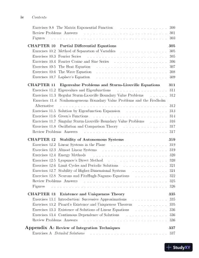 Solution Manual for Fundamentals of Differential Equations, 9th Edition - Page 6 preview image